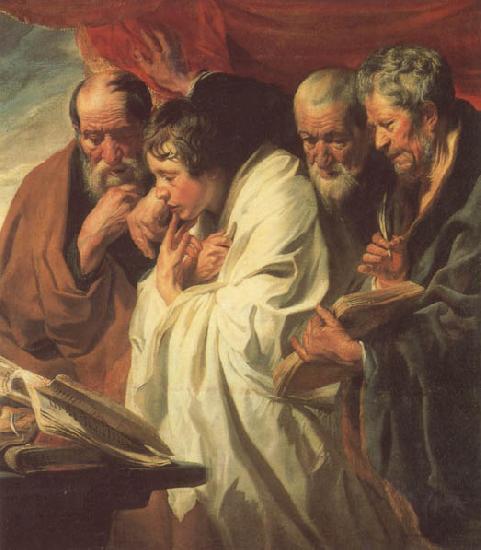 Jacob Jordaens The Four Evangelists oil painting picture